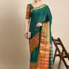 YNF 7409 Green Color Narayan Pet Zari Weaving Work Saree Casual, Party Wear, Wedding, Events Etc. Expected Delivery 4-6 Working Days @1399/- | Bollywood Sarees, Creative Sarees, Designer Sarees, Embroidered Sarees, Ethnic Saree, Modern Digital sarees, Party Wear Sarees, Sarees