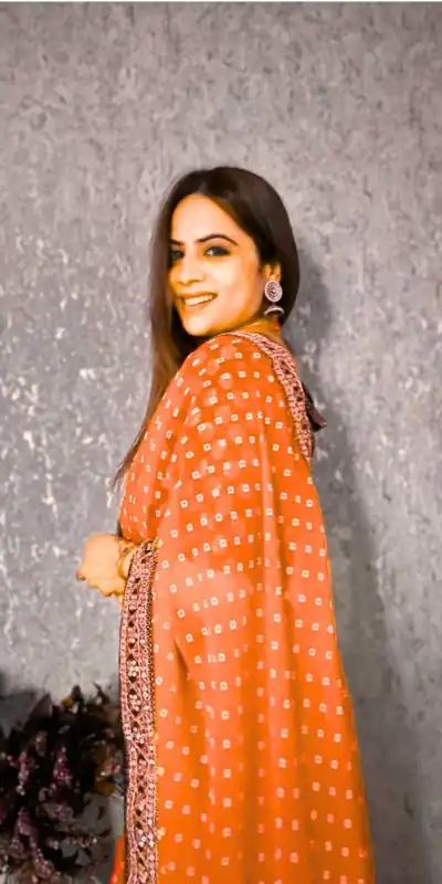 JR 543 Orange Color Printed Georgette With Sequence Embroidery Lace Saree Casual, Party Wear, Wedding, Events Etc. Expected Delivery 4-6 Working Days 1449/- | Bollywood Sarees, Creative Sarees, Designer Sarees, Embroidered Sarees, Ethnic Saree, Modern Digital sarees, Party Wear Sarees, Sarees