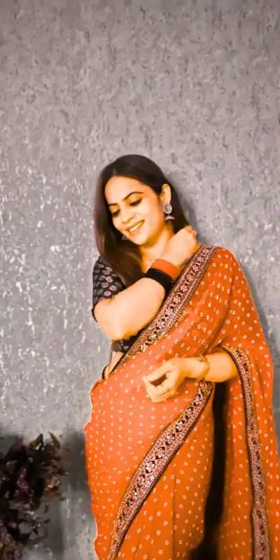 JR 543 Orange Color Printed Georgette With Sequence Embroidery Lace Saree Casual, Party Wear, Wedding, Events Etc. Expected Delivery 4-6 Working Days 1449/- | Bollywood Sarees, Creative Sarees, Designer Sarees, Embroidered Sarees, Ethnic Saree, Modern Digital sarees, Party Wear Sarees, Sarees