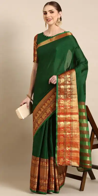 YNF 7409 Stone Green Color Narayan Pet Zari Weaving Work Saree Casual, Party Wear, Wedding, Events Etc. Expected Delivery 4-6 Working Days @1399/- | Bollywood Sarees, Creative Sarees, Designer Sarees, Embroidered Sarees, Ethnic Saree, Modern Digital sarees, Party Wear Sarees, Sarees