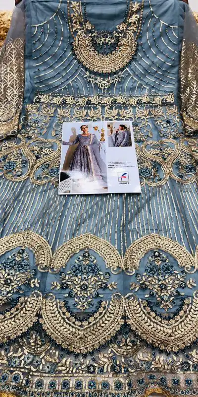 FC:-001021 Grey color heavy net with Embroidery And Sequence Work Classic Anarkali Suit Wedding,Party,Festive@1999/- Only | Anarkali Suits, Bollywood Anarkali, Creative-Anarkali, Designer Anarkali, Embroidered Anarkali, Party Wear Anarkali