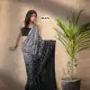 DF 3367 Black  Color Heavy 60 Gram Georgette Sequins Work Saree Casual, Party Wear, Wedding, Events Etc Delivery Expected.4-6 Working Days 1750/- | Embroidered Sarees, Bollywood Sarees, Creative Sarees, Designer Sarees, Ethnic Saree, Modern Digital sarees, Party Wear Sarees, Sarees