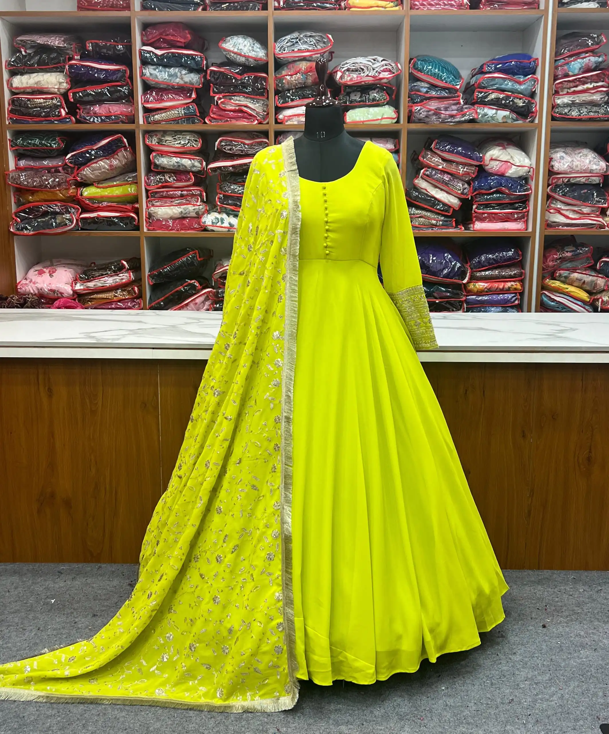 KB 241 Liril color Pure Soft Faux Georgette Anarkali Suit Casual, Wedding, Party, Festive, Events Etc.   Expected Delivery 4-6 Working Days @ 2199 | Anarkali Suits, Bollywood Anarkali, Creative-Anarkali, Designer Anarkali, Embroidered Anarkali, Party Wear Anarkali