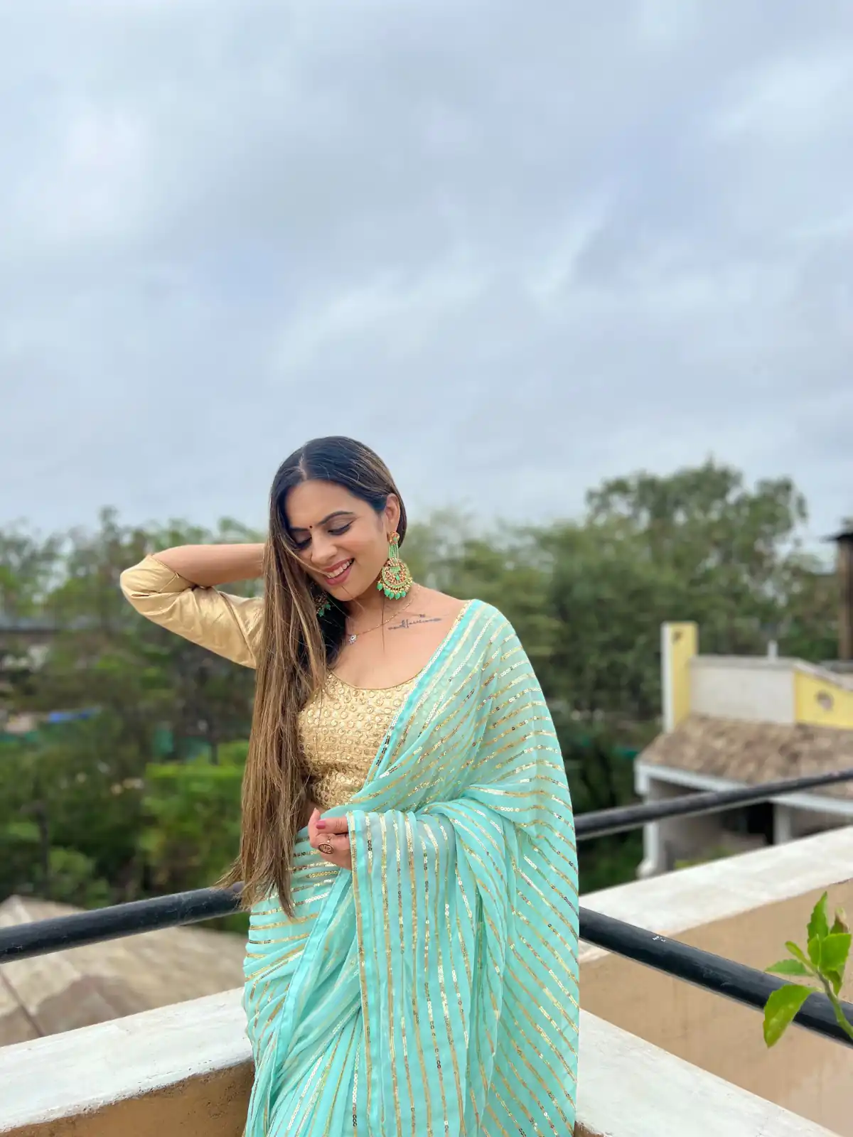 JR 582 Sky Blue Color Georgette Sequence Work Saree Casual, Party Wear, Wedding, Events Etc. Expected Delivery 4-6 Working Days @1599/- | Bollywood Sarees, Creative Sarees, Designer Sarees, Embroidered Sarees, Ethnic Saree, Modern Digital sarees, Party Wear Sarees, Sarees