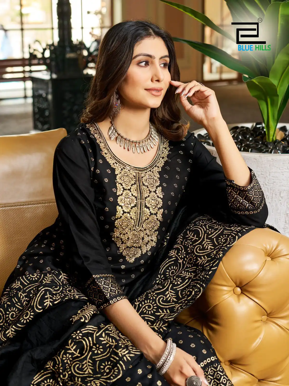 INLI Jasmin 3 Black Color Rayon Embroidery Work Printed Kurti Casual, Wedding, Party, Festive, Events Etc. Expected Delivery 4-6 Days @1849/- | Bollywood Kurti, Creative Kurtis, Designer Kurti, Kurti, Party Wear Kurti, Selfie Kurti