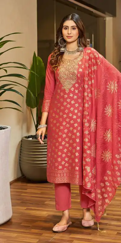 INLI Jasmin 3 Pink Color Rayon Embroidery Work Printed Kurti Casual, Wedding, Party, Festive, Events Etc. Expected Delivery 4-6 Days @1849/- | Bollywood Kurti, Creative Kurtis, Designer Kurti, Kurti, Party Wear Kurti, Selfie Kurti