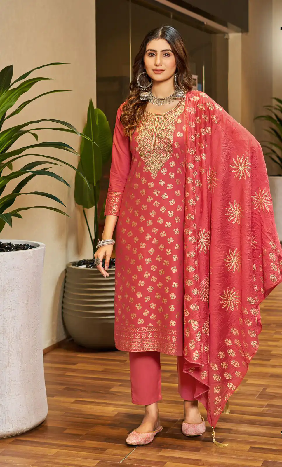 INLI Jasmin 3 Pink Color Rayon Embroidery Work Printed Kurti Casual, Wedding, Party, Festive, Events Etc. Expected Delivery 4-6 Days @1849/- | Bollywood Kurti, Creative Kurtis, Designer Kurti, Kurti, Party Wear Kurti, Selfie Kurti