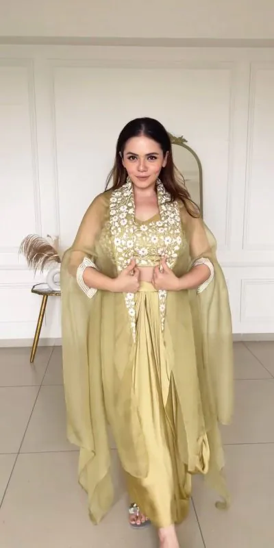 RTC 6465 Olive Green Color Sequence Work Dhoti Style Saree Casual, Wedding, Party, Festive, Events Etc. Expected Delivery 4-6 Working Days @2149/- | Bollywood Sarees, Creative Sarees, Designer Sarees, Embroidered Sarees, Ethnic Saree, Modern Digital sarees, Party Wear Sarees, Sarees