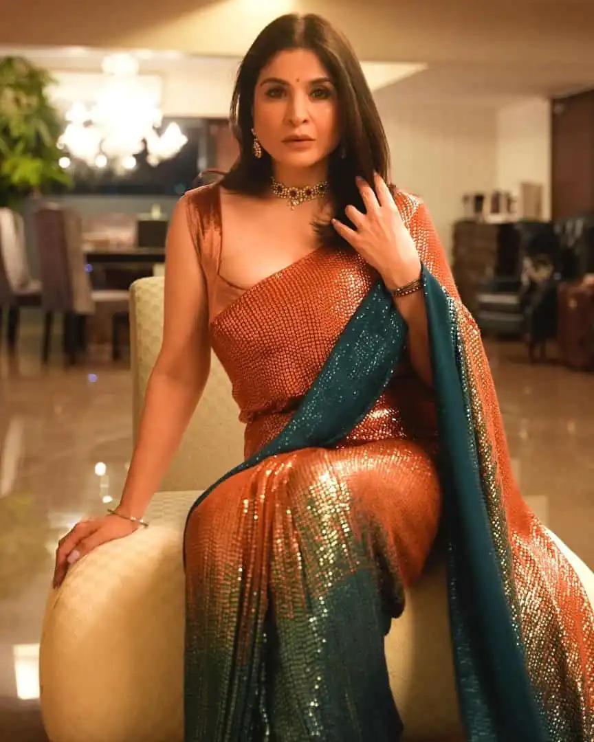 VIV 473 Orange Georgette Heavy Embroider Two Color Sequins Work Saree Casual, Party Wear, Wedding, Events Etc. Expected Delivery 4-6 Working Days 1999/- | Bollywood Sarees, Creative Sarees, Designer Sarees, Embroidered Sarees, Ethnic Saree, Modern Digital sarees, Party Wear Sarees, Sarees