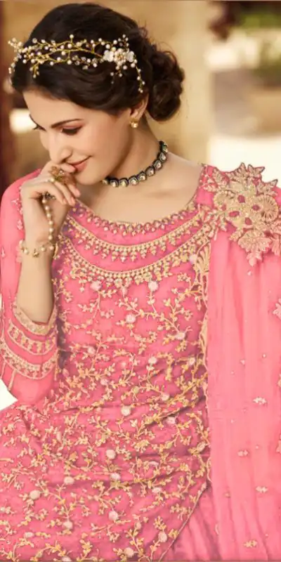 S 15030 Pink Color Georgette Soft Net Sequence Embroidery Work Lehenga Choli Wedding, Party, Events Etc. Expected Delivery 4-6 Working Days @2299/- | Bollywood Lehenga, Creative Lehenga, Designer Lehenga, Embroidered Lehenga, Lehenga, Party Wear Lehenga