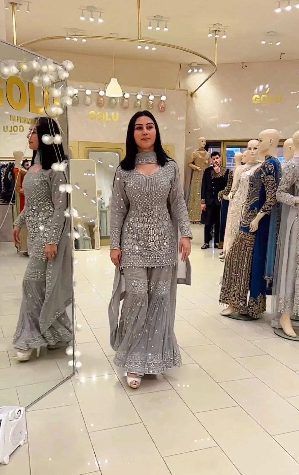 ZSR 3010 Grey Color Faux Georgette Embroidery Work Sharara Suit Casual, Wedding, Party, Festive, Events Etc. Expected Delivery 4-6 Working Days @2349/- | Jump Suits, Casual Suits, Creative suits, Designer Suits, Palazzo Suits, Party Wear Suits, Patiala Suits, Salwar suit, Straight Suits