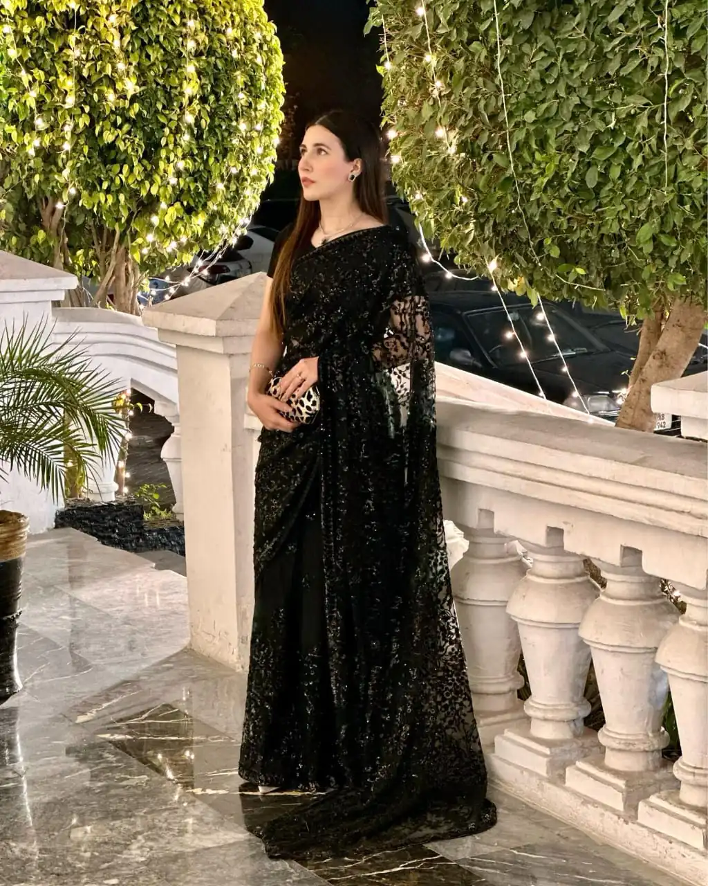 JR 594 Black Color Georgette Embroidery Sequence work Saree Casual, Wedding, Festive, Events Etc. Expected Delivery  4-6 Working Days @1649/- | Bollywood Sarees, Creative Sarees, Designer Sarees, Embroidered Sarees, Ethnic Saree, Modern Digital sarees, Party Wear Sarees, Sarees