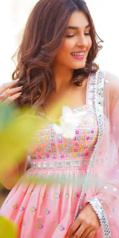 NSR 202 Pink Top : Heavy Faux Georgette Sharara : Heavy Faux Georgette Work : Heavy Embroidery Work Wedding, Party @2099/- | Casual Suits, Creative suits, Designer Suits, Palazzo Suits, Party Wear Suits, Salwar suit, Straight Suits