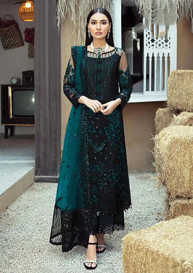new-exclusive-black-sky-blue-faux-georgette-salwar-suit