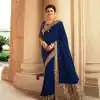 JR  TANVI Royal Blue Saree : Premium Sana Silk With Beautiful Jacquard Lace Blouse : Heavy Jacquard Fabrics  Daily, Casual, Festive @1549/- | Bollywood Sarees, Creative Sarees, Designer Sarees, Embroidered Sarees, Ethnic Saree, Modern Digital sarees, Party Wear Sarees, Sarees