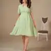 INLI Charming Light Green Color Heavy Georgette Butti Kurti Casual, Wedding, Party, Festive, Events Etc. Expected Delivery 4-6 Working Days @1299/- | Bollywood Kurti, Creative Kurtis, Designer Kurti, Kurti, Party Wear Kurti, Selfie Kurti