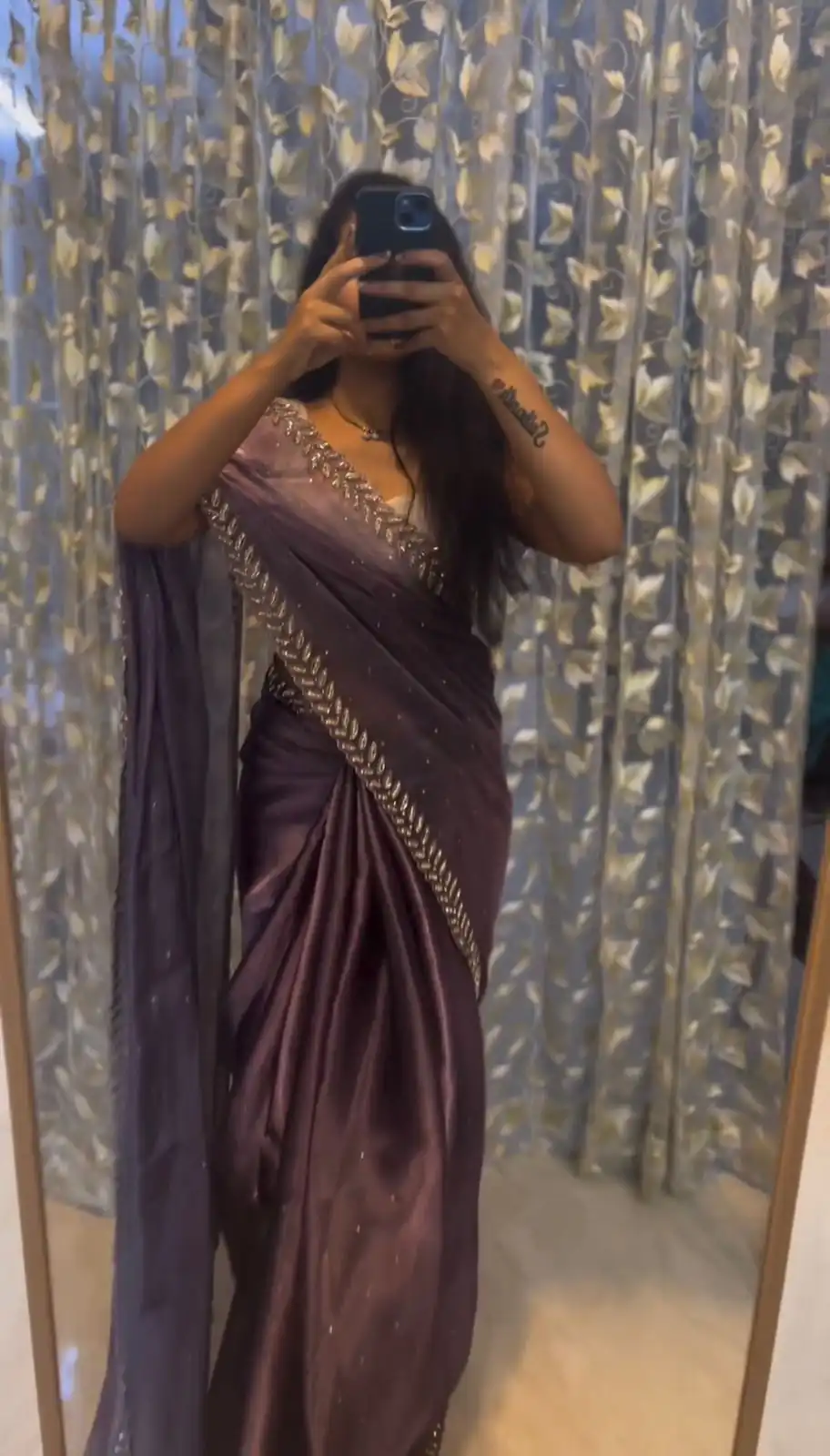 KD 459 Purple Color Jimmy choo Thread Sequence Work Saree Casual, Party, Wedding, Festive, Events Etc.  Expected Delivery  4-6 Working Days @1750/- Only | Bollywood Sarees, Creative Sarees, Designer Sarees, Embroidered Sarees, Ethnic Saree, Modern Digital sarees, Party Wear Sarees, Sarees