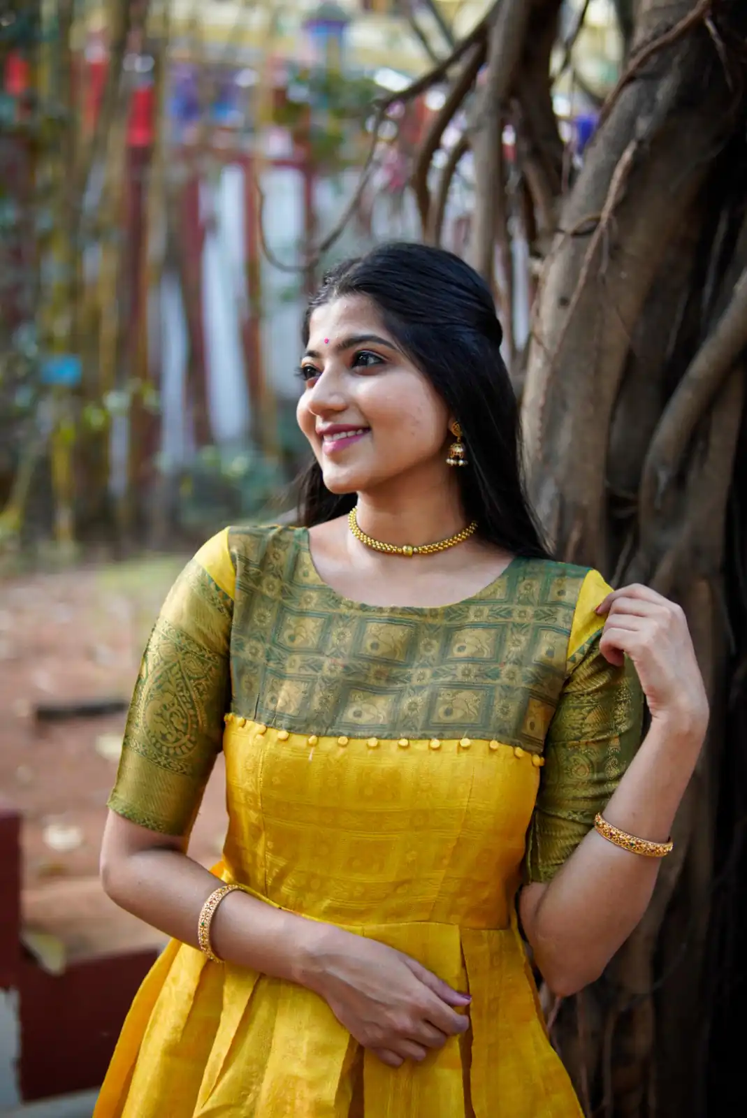 YNF5311 Yellow Color Kanjivaram Silk Zari Weaving Work Gown Casual, Wedding, Festive, Events, Designer Party Wear,  Expected Delivery 4-6 Working Days @1699 | Bollywood Gowns, Creative Gowns, Designer Gowns, Embroidered Gowns, Gowns, Party Wear Gowns