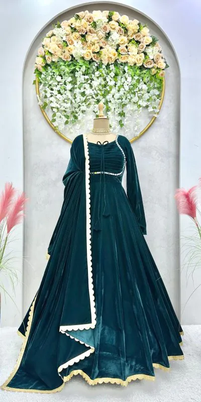 KD 1393 Peacock Blue Color Velvet Real Mirror Fancy Salwar Suit Casual, Party, Festive, Events Wedding Etc.  Expected Delivery 4-6 Working Days @1799/- Only | Jump Suits, Casual Suits, Creative suits, Designer Suits, Palazzo Suits, Party Wear Suits, Salwar suit, Straight Suits