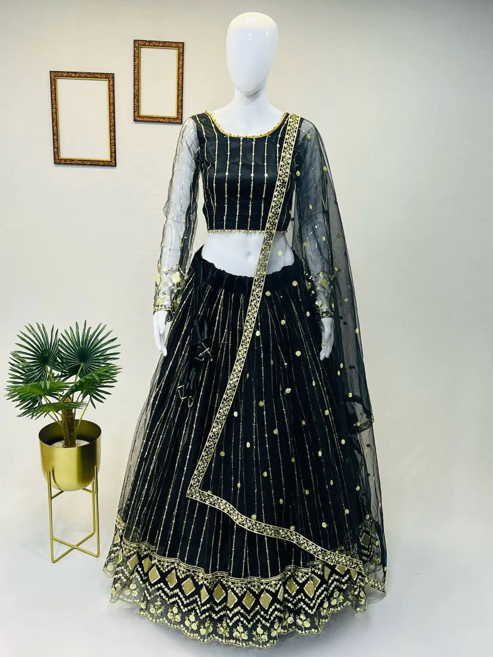 RC 237 Black Color Heavy Soft Net Embroidery Sequins Lehenga Choli Casual, Party Wedding, Festive, Events Etc. Delivery  4-6 Working Days 1899/- | Bollywood Lehenga, Creative Lehenga, Designer Lehenga, Embroidered Lehenga, Lehenga, Party Wear Lehenga
