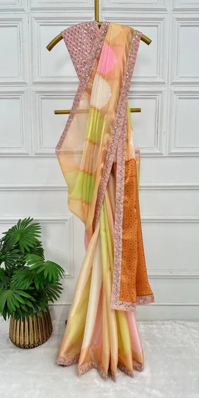 ST 467 Malty Color Jimmichu Digital Printed Embroidery Saree Casual, Wedding, Party, Festive, Events Etc. Expected Delivery 4-6 Working Days @1999/- | Bollywood Sarees, Creative Sarees, Designer Sarees, Embroidered Sarees, Ethnic Saree, Modern Digital sarees, Party Wear Sarees, Sarees