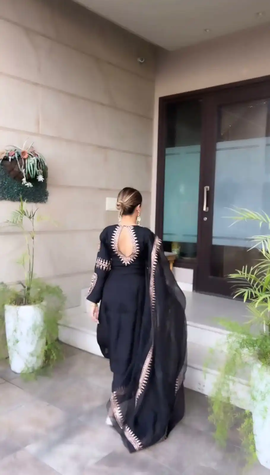 RTC 5679 Black Color Foix Georgette thread Sequence Work Gown Casual, Wedding, Party, Festive, Events Etc. Expected Delivery 4-6 Working Days @2049/- | Bollywood Kurti, Creative Kurtis, Designer Kurti, Kurti, Party Wear Kurti, Selfie Kurti