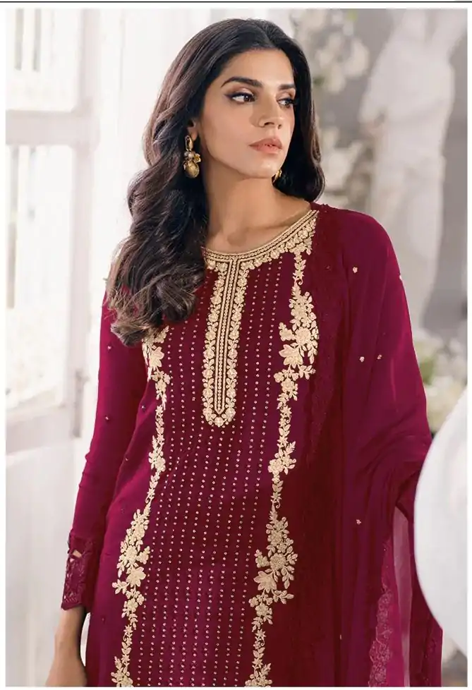 FC Mariya 1032 Marooon Color Heavy Georgette Embroidery Anarkali Suit Wedding, Party, Festive events, etc. Expected Delivery 4-6 Working Days @1949/- | Anarkali Suits, Bollywood Anarkali, Creative-Anarkali, Designer Anarkali, Embroidered Anarkali, Party Wear Anarkali