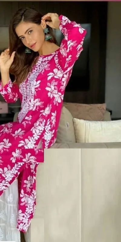 ST 150 Pink  Color Foix Georgette Fancy Digital Printed Salwar Suit Casual, Wedding, Party, Festive, Events Etc. Expected Delivery 4-6 Working Days @1750/- | Jump Suits, Casual Suits, Creative suits, Designer Suits, Palazzo Suits, Party Wear Suits, Patiala Suits, Salwar suit, Straight Suits