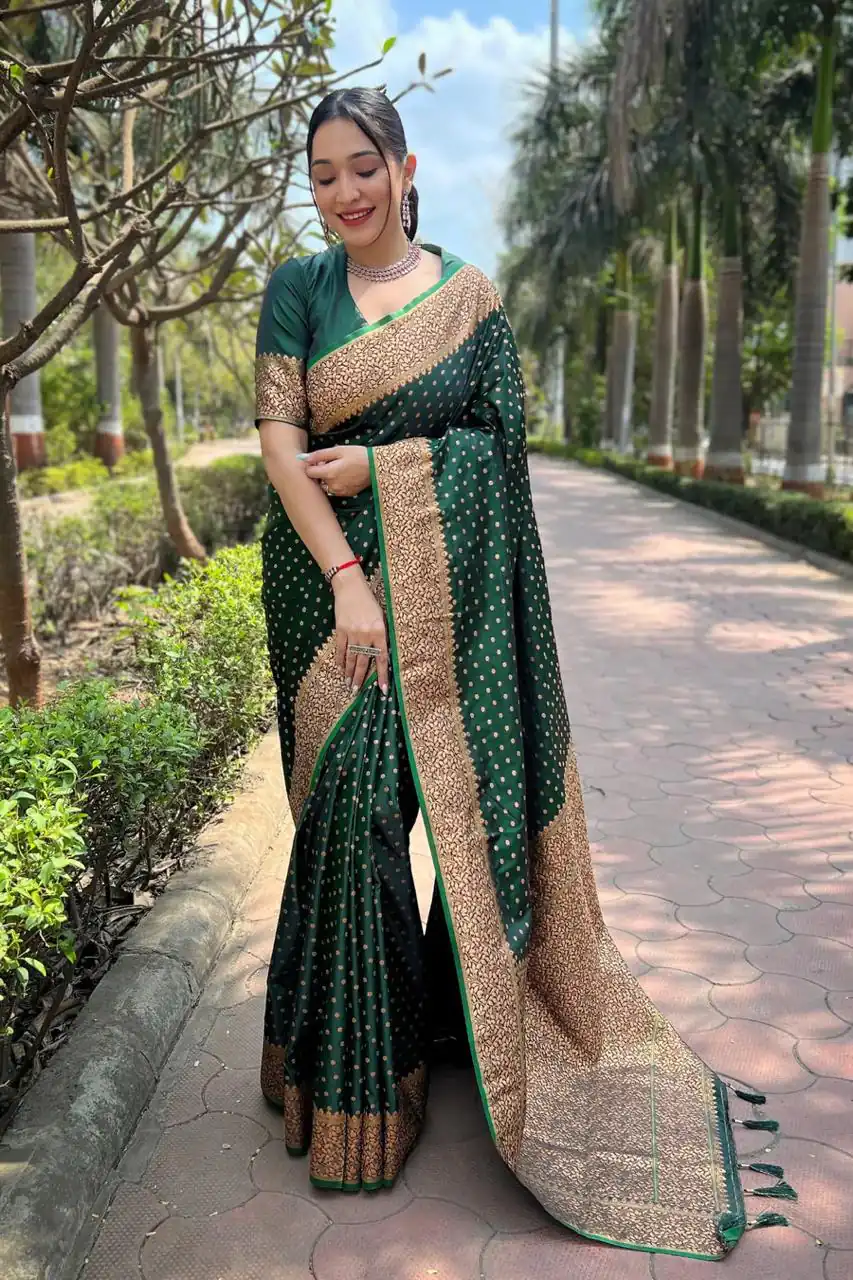 MS 436 Stone Green Color Soft Lichi Silk Border And Rich Pallu Saree Casual, Party Wear, Wedding, Events, Etc. Expected Delivery 4-6 Working Days 1399/- | Bollywood Sarees, Creative Sarees, Designer Sarees, Embroidered Sarees, Ethnic Saree, Modern Digital sarees, Party Wear Sarees, Sarees