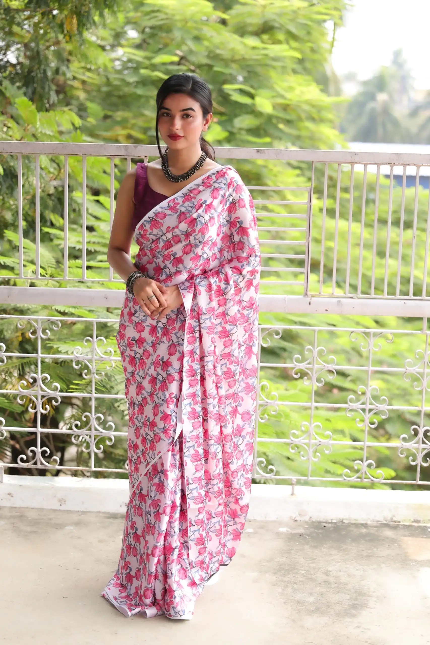 Veechis 105 Pink Heavy Devsena Soft Silk Saree Digital Print Saree Casual, Party , Festive, Events Etc. Expected Delivery 4-6 Working Days @1499/- | Bollywood Sarees, Creative Sarees, Designer Sarees, Embroidered Sarees, Modern Digital sarees, Party Wear Sarees, Sarees