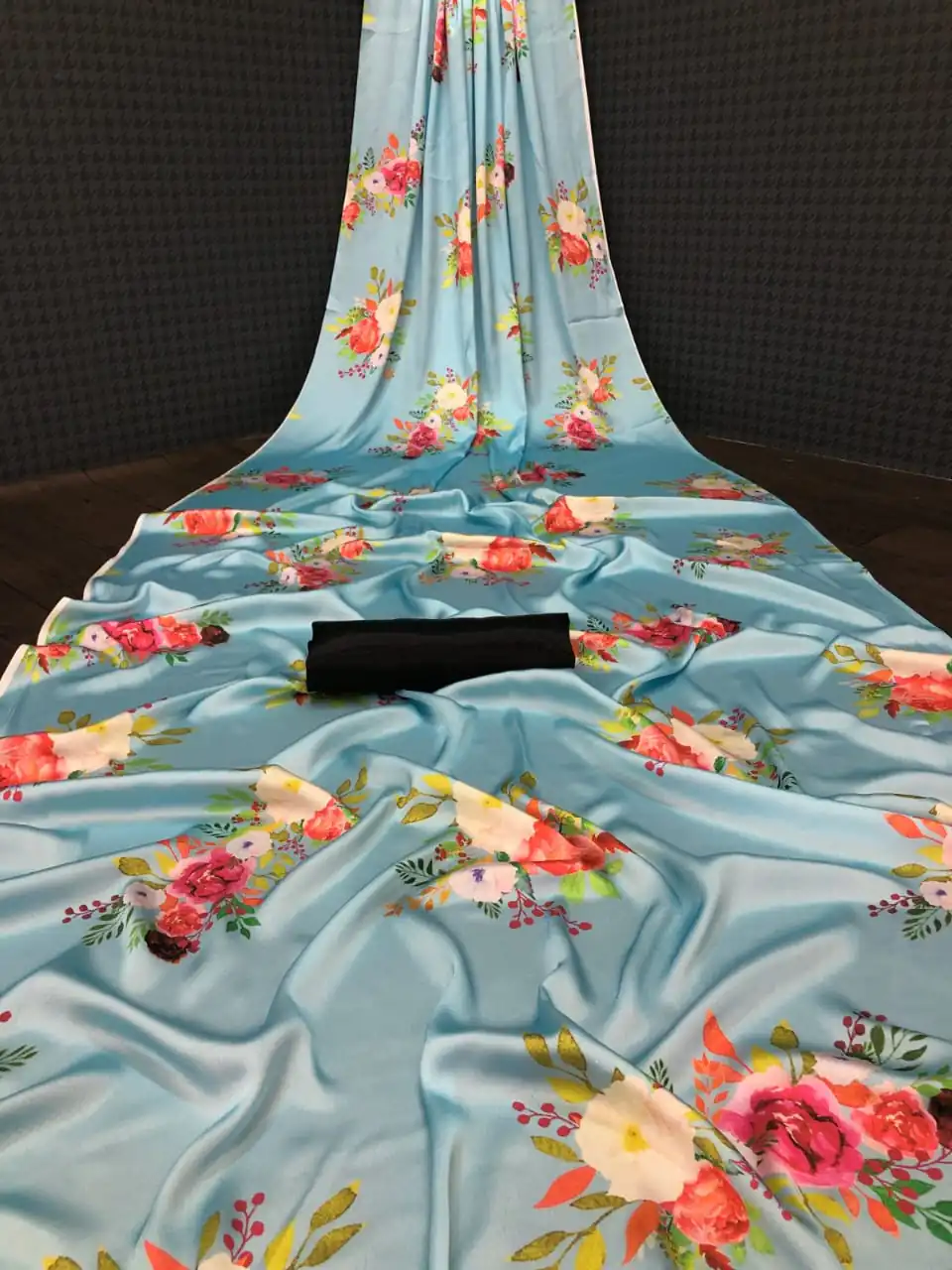 Veechis AROHI Icy Blue Color Heavy Devsena Soft Silk Saree Digital Print Saree Casual, Party Festive, Events Etc. Expected Delivery 4-6 Working Days @1499 | Bollywood Sarees, Creative Sarees, Designer Sarees, Embroidered Sarees, Modern Digital sarees, Party Wear Sarees, Sarees