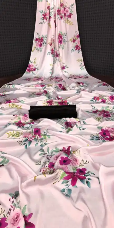 Veechis AROHI Light Pink Heavy Devsena Soft Silk Saree Digital Print Saree Casual, Party , Festive, Events Etc. Expected Delivery 4-6 Working Days @1499 | Bollywood Sarees, Creative Sarees, Designer Sarees, Embroidered Sarees, Modern Digital sarees, Party Wear Sarees, Sarees