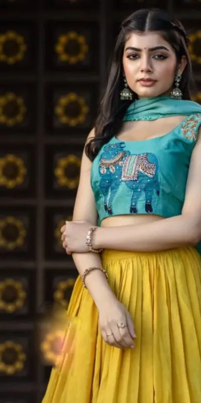 PC 290 Mustard Color Chant Crepe Kalamkari Print Lehenga Choli Casual, Party Wear, Events, Festivals Wear Etc. Expected Delivery 4-6 Working Days @2049/- | Bollywood Lehenga, Creative Lehenga, Designer Lehenga, Embroidered Lehenga, Lehenga, Party Wear Lehenga