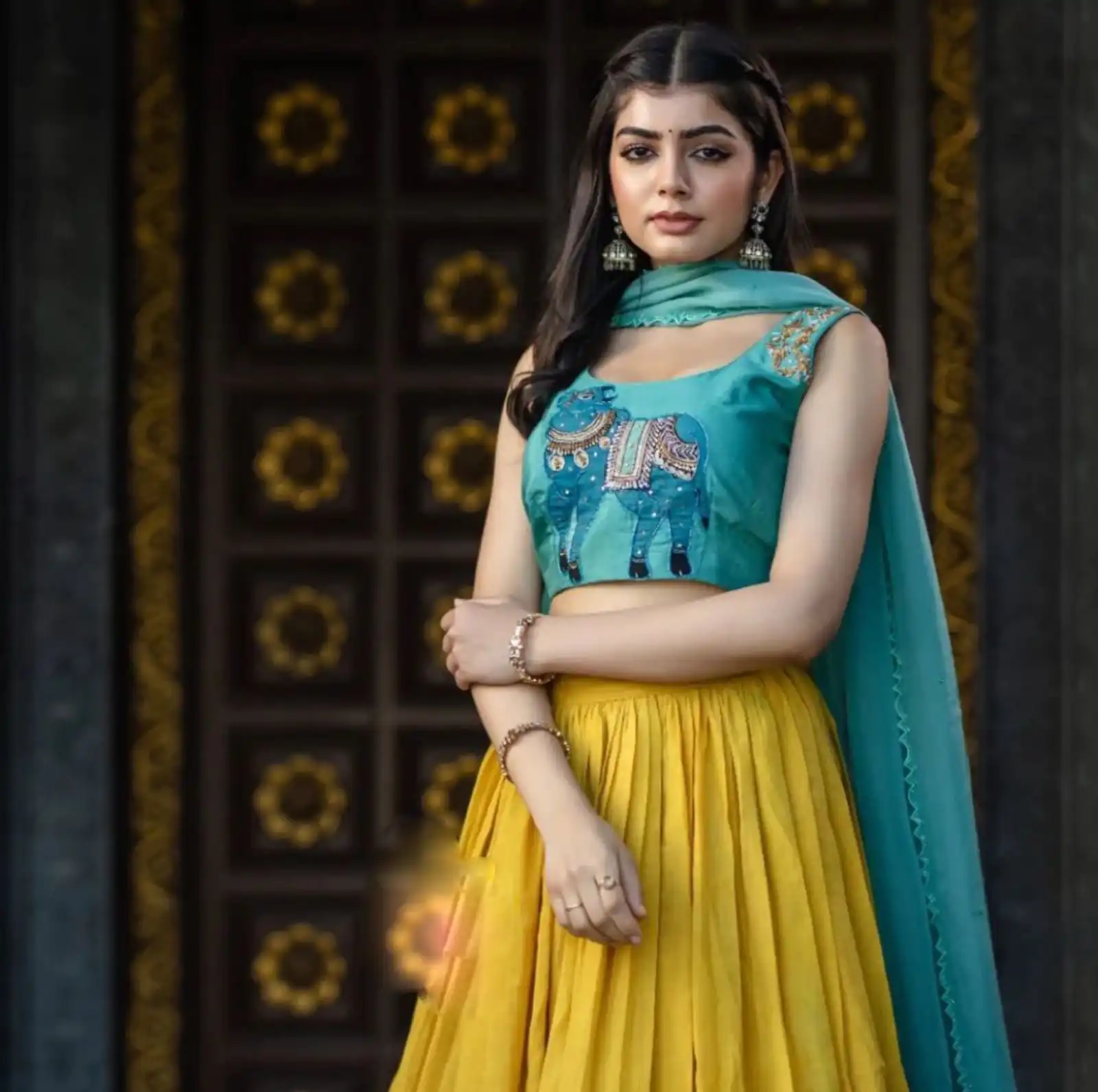PC 290 Mustard Color Chant Crepe Kalamkari Print Lehenga Choli Casual, Party Wear, Events, Festivals Wear Etc. Expected Delivery 4-6 Working Days @2049/- | Bollywood Lehenga, Creative Lehenga, Designer Lehenga, Embroidered Lehenga, Lehenga, Party Wear Lehenga