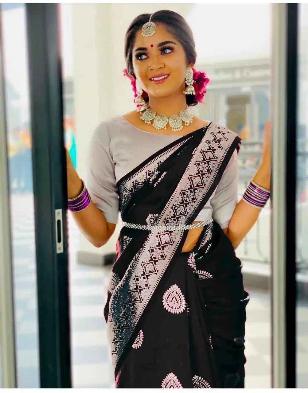 MS 437 Coffee Color Soft Lichi Silk Border And Rich Pallu Saree Casual, Party Wear, Wedding, Events, Etc. Expected Delivery 4-6 Working Days 1399/- | Bollywood Sarees, Creative Sarees, Designer Sarees, Embroidered Sarees, Ethnic Saree, Modern Digital sarees, Party Wear Sarees, Sarees