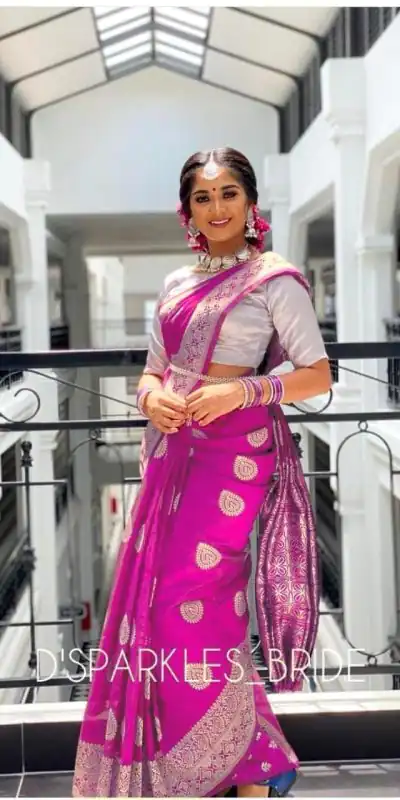 MS 437 Pink Color Soft Lichi Silk Border And Rich Pallu Saree Casual, Party Wear, Wedding, Events, Etc. Expected Delivery 4-6 Working Days 1399/- | Bollywood Sarees, Creative Sarees, Designer Sarees, Embroidered Sarees, Ethnic Saree, Modern Digital sarees, Party Wear Sarees, Sarees