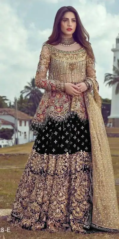  FC 1128 Black Color Heavy Net Coding sequence Embroidery Lehenga Choli Wedding, Party, Festive events, etc. Expected Delivery  4-6 Working Days @2199/ | Creative Lehenga, Designer Lehenga, Embroidered Lehenga, Lehenga, Party Wear Lehenga