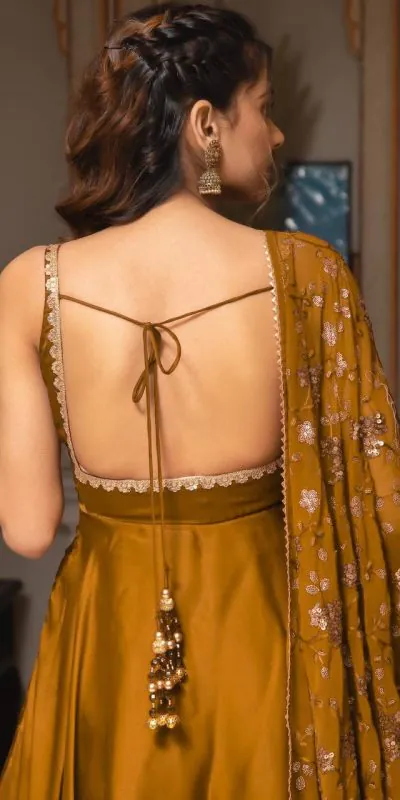 SRK 5128 Coffee Color Heavy Faux Georgette With Fully Flair Salwar Suit Wedding, Party, Festive, Events Expected Delivery 4-6 Working Days @ 1899/- | Casual Suits, Jump Suits, Creative suits, Designer Suits, Palazzo Suits, Party Wear Suits, Patiala Suits, Salwar suit, Straight Suits