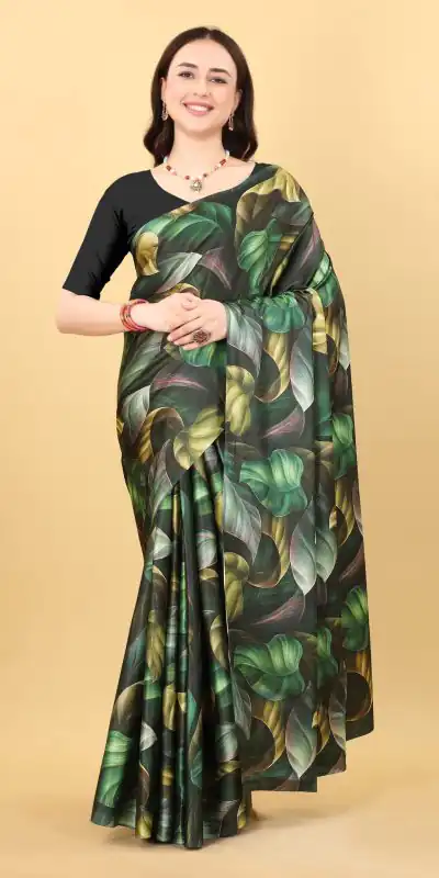 Veechis 106 Black Color Heavy Devsena Soft Silk Beautiful Digital Printed Saree Casual, Party Festive, Events Etc. Expected Delivery 4-6 Working Days @1499/ | Bollywood Sarees, Creative Sarees, Designer Sarees, Embroidered Sarees, Modern Digital sarees, Party Wear Sarees, Sarees