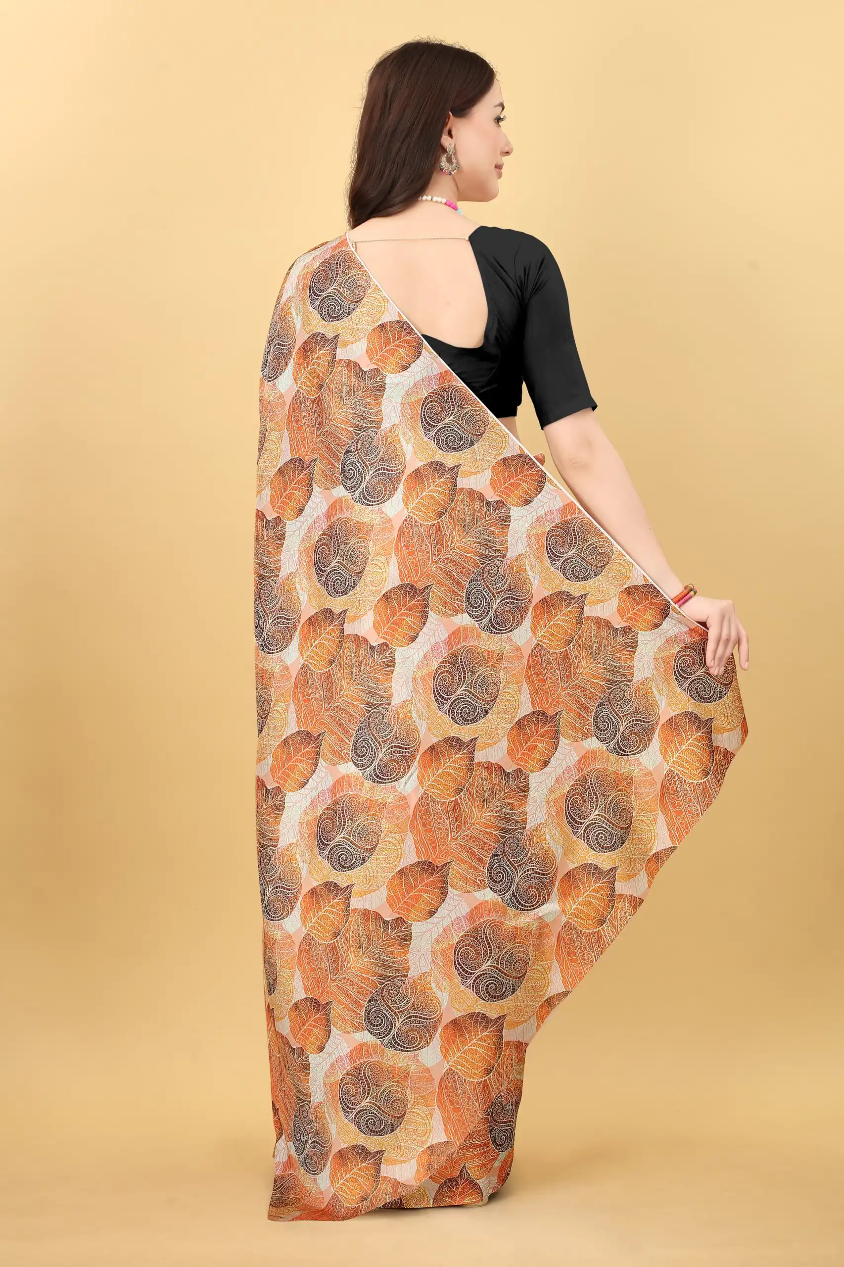 Veechis 106 Peach Color Heavy Devsena Soft Silk Beautiful Digital Printed Saree Casual, Party Festive, Events Etc. Expected Delivery 4-6 Working Days @1499/ | Bollywood Sarees, Creative Sarees, Designer Sarees, Embroidered Sarees, Modern Digital sarees, Party Wear Sarees, Sarees