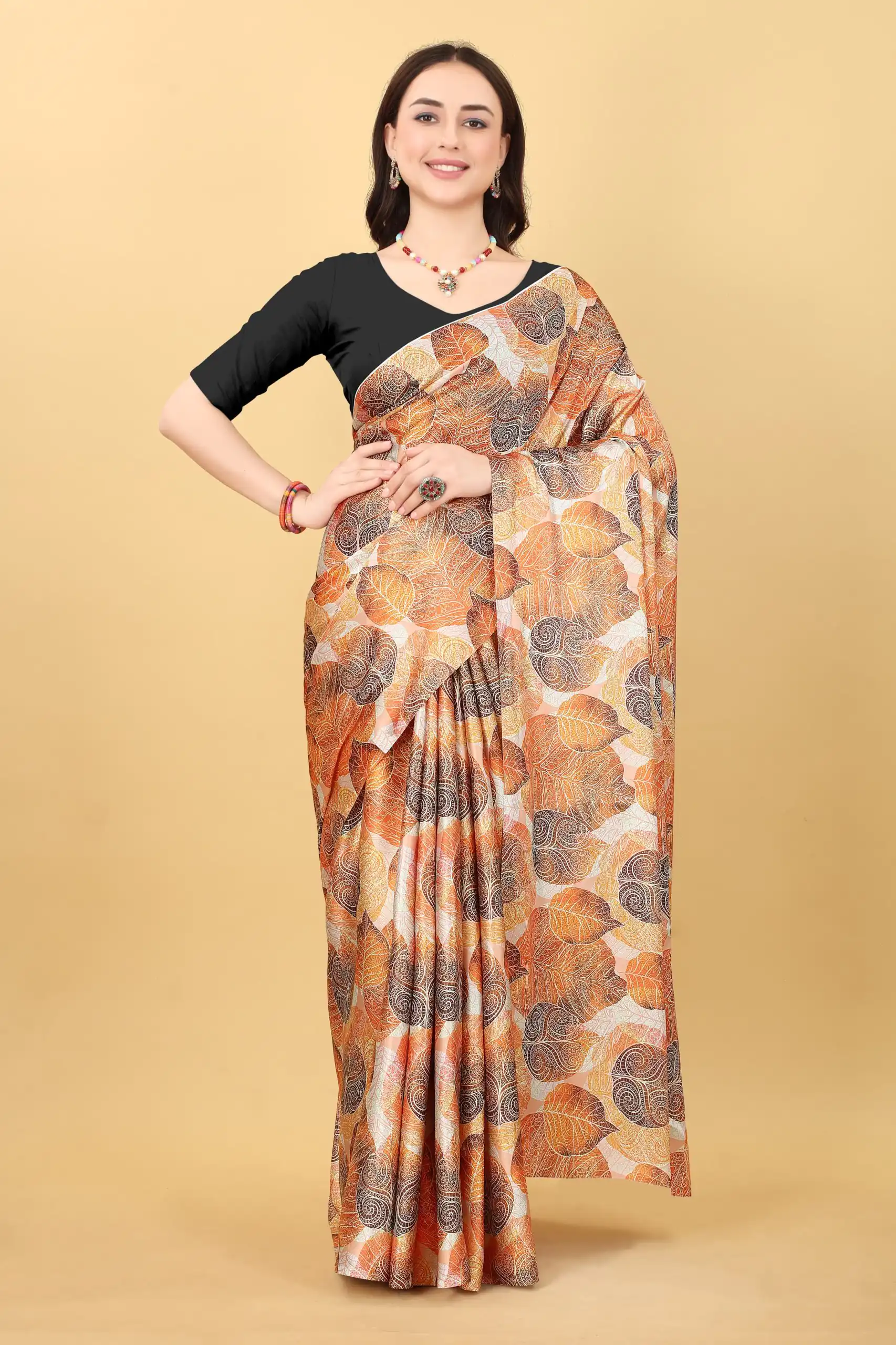 Veechis 106 Peach Color Heavy Devsena Soft Silk Beautiful Digital Printed Saree Casual, Party Festive, Events Etc. Expected Delivery 4-6 Working Days @1499/ | Bollywood Sarees, Creative Sarees, Designer Sarees, Embroidered Sarees, Modern Digital sarees, Party Wear Sarees, Sarees