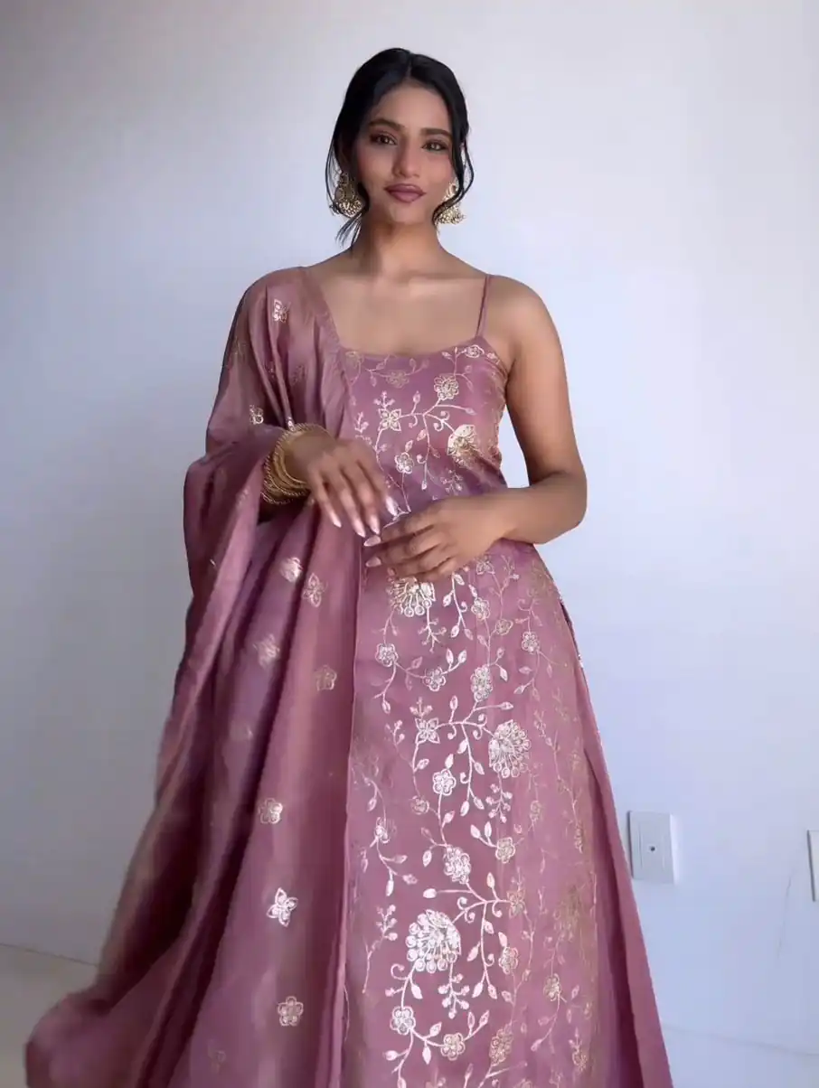 KD 1435 Pink Color Jimmy Chu Thread & Sequence Work Salwar Suit Casual, Party, Festive, Events Wedding Etc.  Expected Delivery 4-6 Working Days @1999/- Only | Jump Suits, Casual Suits, Creative suits, Designer Suits, Palazzo Suits, Party Wear Suits, Salwar suit, Straight Suits