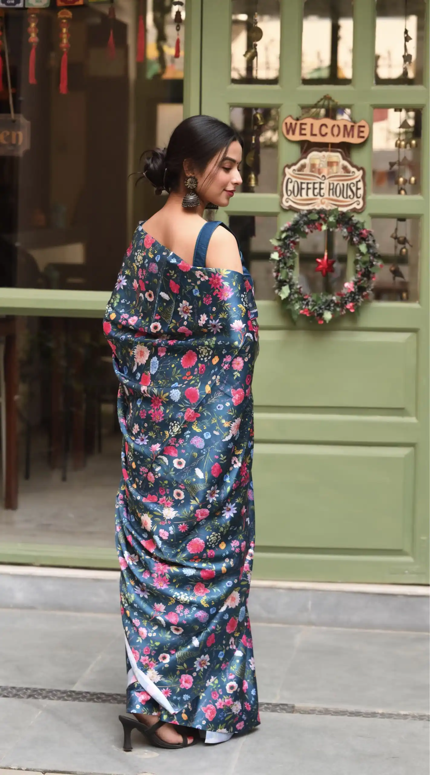 RM104 Blue Color Heavy Devsena Soft Silk Digital Printed Saree Casual, Party Wear, Wedding, Events Etc Delivery Expected.4-6 Working Days 1499/- | Bollywood Sarees, Creative Sarees, Designer Sarees, Embroidered Sarees, Ethnic Saree, Modern Digital sarees, Party Wear Sarees, Sarees