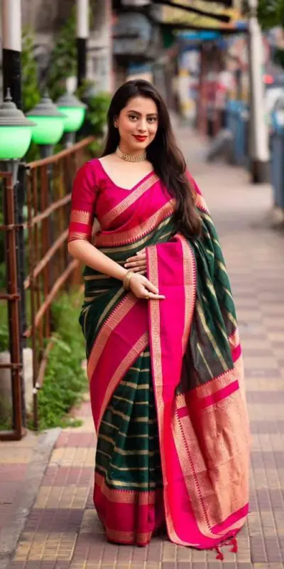 KP 5051 Pink Color Soft Lichi Silk Jacquard Work Saree Rich Pallu Casual, Party Wear, Wedding, Events Etc. Expected Delivery 4-6 Working Days @1449/- | Bollywood Sarees, Creative Sarees, Designer Sarees, Embroidered Sarees, Ethnic Saree, Modern Digital sarees, Party Wear Sarees, Sarees