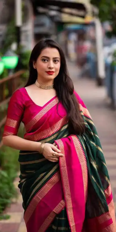 KP 5051 Pink Color Soft Lichi Silk Jacquard Work Saree Rich Pallu Casual, Party Wear, Wedding, Events Etc. Expected Delivery 4-6 Working Days @1449/- | Bollywood Sarees, Creative Sarees, Designer Sarees, Embroidered Sarees, Ethnic Saree, Modern Digital sarees, Party Wear Sarees, Sarees