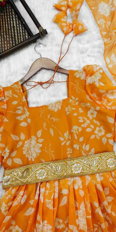 MF Yellow Belt Color Tabby Organza Work Sharara Suit Heavy Embroidery Work Wedding, Party, Festive, Events Etc. Expected 4-6 Working Days @1699/- | Jump Suits, Casual Suits, Creative suits, Designer Suits, Palazzo Suits, Party Wear Suits, Patiala Suits, Salwar suit, Straight Suits
