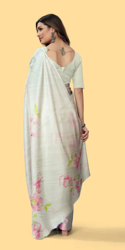 Veechis 4D Light Green Color Heavy Devsena Soft Silk Beautiful Digital Printed Saree Casual, Party Festive, Events. Expected Delivery 4-6 Working Days @1499 | Bollywood Sarees, Creative Sarees, Designer Sarees, Embroidered Sarees, Modern Digital sarees, Party Wear Sarees, Sarees