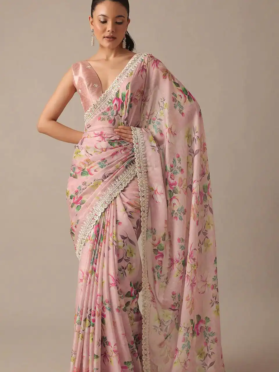 BT 1210 Pink Color Georgette Digital Prints Embroidery Codding Sequins Work Saree Casual, Party Wear, Traditional Wear, Wedding Wear, Events Etc.@1899/- | Bollywood Sarees, Creative Sarees, Designer Sarees, Ethnic Saree, Modern Digital sarees, Party Wear Sarees, Sarees