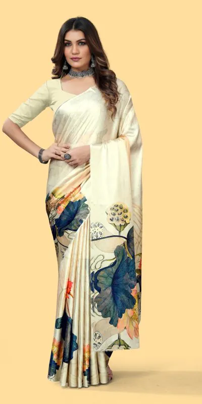 Veechis 108 Light Yellow Heavy Devsena Soft Silk Beautiful Digital Printed Saree Casual, Party Festive, Events. Expected Delivery 4-6 Working Days @1599 | Bollywood Sarees, Creative Sarees, Designer Sarees, Embroidered Sarees, Modern Digital sarees, Party Wear Sarees, Sarees