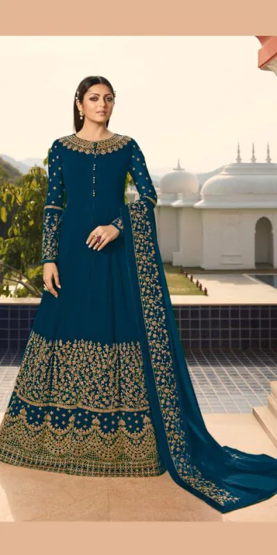 LT NITYA 3803 Royal Blue Color Georgette With Cording Work Sharara Suit Wedding, Festive, Party Events Etc. Expected Delivery 4-6 Working Days @1949/- | Jump Suits, Casual Suits, Creative suits, Designer Suits, Palazzo Suits, Party Wear Suits, Patiala Suits, Salwar suit, Straight Suits